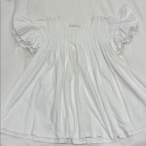 Chloe White Cotton top